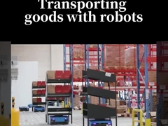 AMR โรบอตเคลื่อนไหวที่อิสระ ด้วยความจุ 16AH และความเร็วในการเดินสูงสุด 1.2m/S