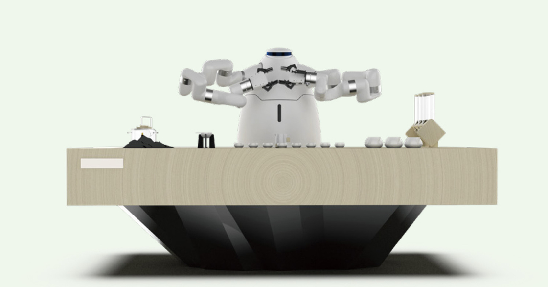 หุ่นยนต์ชงกาแฟ Robot Pour Over Coffee Maker Humanoid หุ่นยนต์ชงชา 2 แขน 200กก