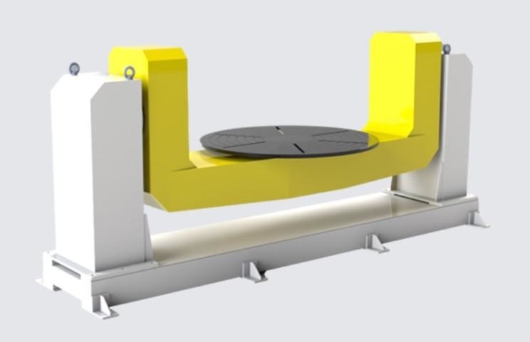 ผู้ผลิตแผ่นเสียงโรตารีเชื่อม Positioner 7 แกน 1,000 มม. ในการประชุมเชิงปฏิบัติการการเชื่อมด้วยเลเซอร์