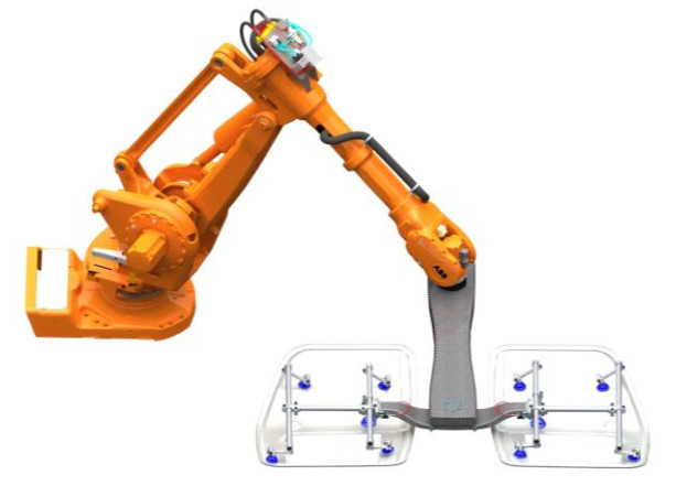 อุปกรณ์เชื่อมแขนหุ่นยนต์ Kuka Abb จับแผงเซลล์แสงอาทิตย์ในอุตสาหกรรมไฟฟ้าโซลาร์เซลล์เป็นไขควง
