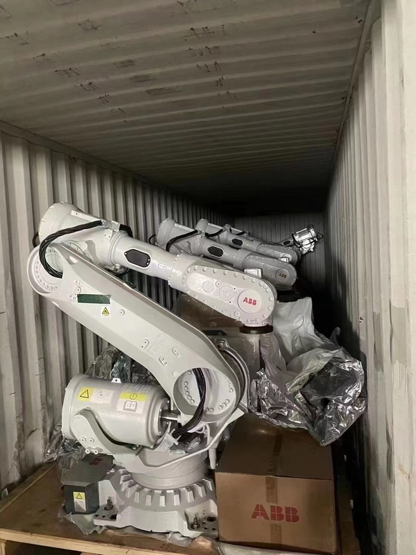 การเขียนโปรแกรมแขนหุ่นยนต์อุตสาหกรรม ABB IRB 6700 กระบวนการจ่ายแบตเตอรี่แพ็คไลน์ 3 ม