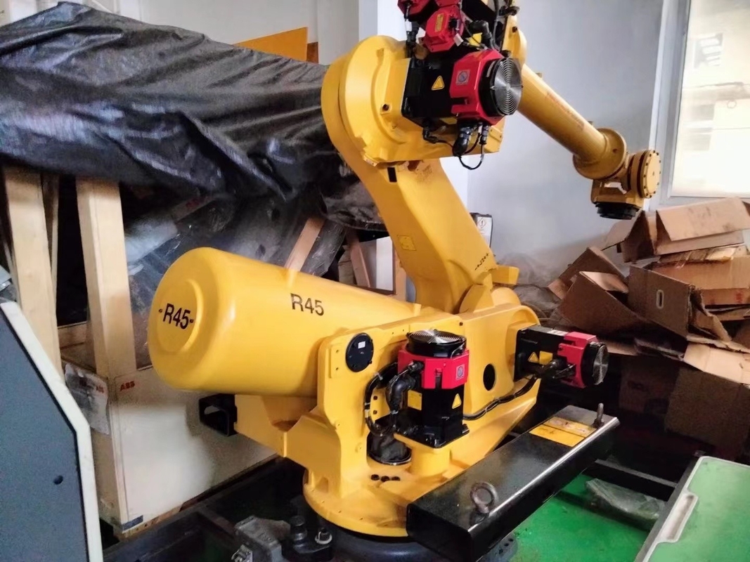 Fanuc 6 แกนอุตสาหกรรม Fanuc การเขียนโปรแกรมแขนหุ่นยนต์ซ้อน Super Long Span 2655mm 165kg