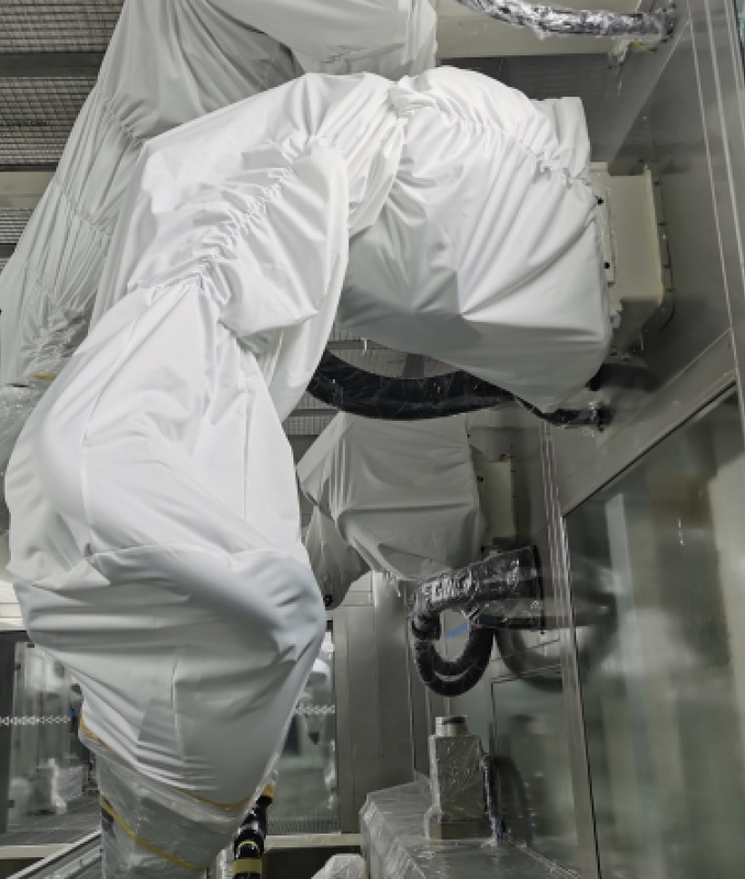 ABB Robot Cover Protection Clothing กันไฟในโรงงานผลิตรถยนต์