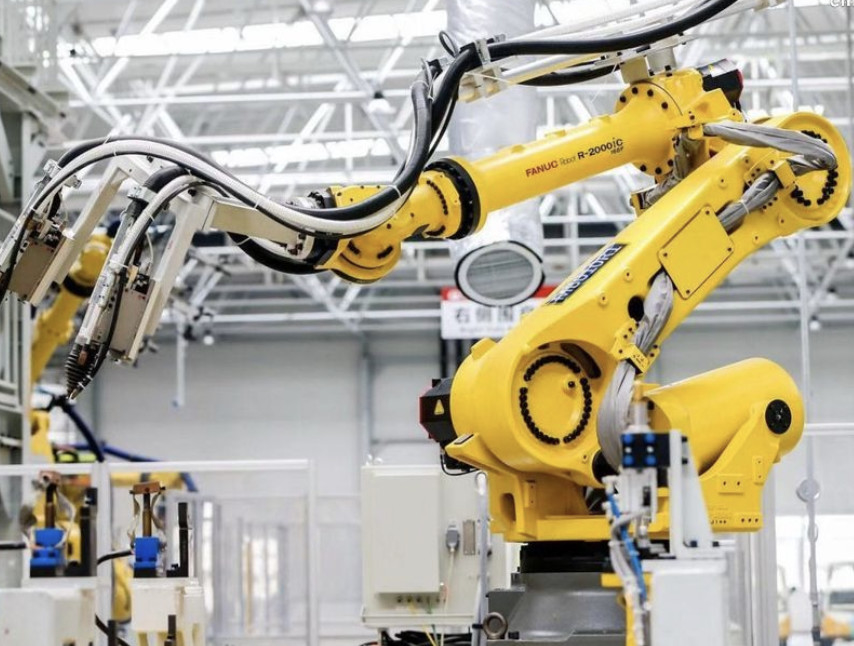 Fanuc 165F Grad Robot Arm Industrial พร้อมช่วงแขนยาวพิเศษ 2655 มม. น้ำหนักบรรทุก 165 กก.