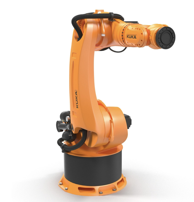 KUKA FORTEC Kr360 แขนหุ่นยนต์อุตสาหกรรม 6 แกนสามารถวางซ้อนกันได้ในโรงงาน Grad Robot