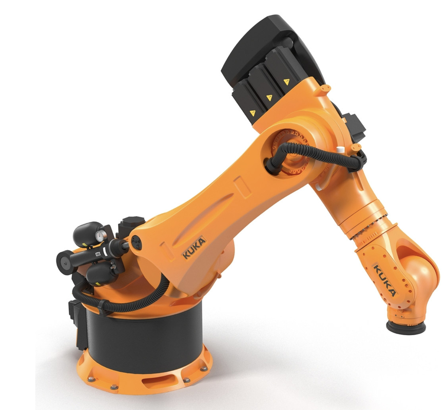 KUKA FORTEC Kr360 แขนหุ่นยนต์อุตสาหกรรม 6 แกนสามารถวางซ้อนกันได้ในโรงงาน Grad Robot