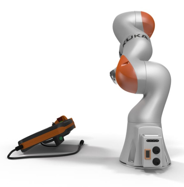 แขนหุ่นยนต์ Kuka ขนาดเล็กราคา LBR Iiwa ในการจัดการม้วนชิ้นส่วน 7 Dof Robotic Arm
