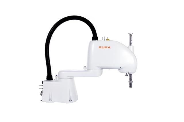 แขนหุ่นยนต์ 4 Dof แขนหุ่นยนต์ Kuka สำหรับการวิจัยการจัดการชิ้นงานขนาดเล็ก Compact KR SCARA