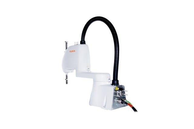 แขนหุ่นยนต์ 4 Dof แขนหุ่นยนต์ Kuka สำหรับการวิจัยการจัดการชิ้นงานขนาดเล็ก Compact KR SCARA