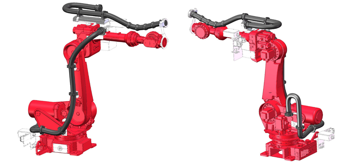 ABB 6640 Robot Dress Package อายุการใช้งานที่ยาวนานขึ้นของท่อเชื่อม 1 ถึง 6 แกน