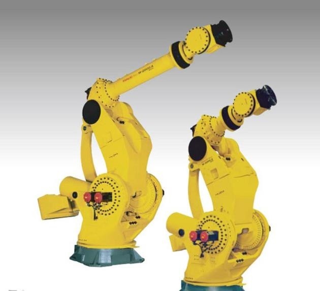 FanucR-1000iA/130F แขนหุ่นยนต์ความเร็วสูง 6 Dof โหลด 630 กก. การจัดการวัสดุซ้อน