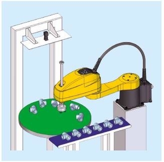 โซลูชัน Fanuc Robot Arm ราคาการติดตามด้วยภาพต่ำสำหรับชิ้นงานแบบสุ่มที่ไม่เป็นระเบียบ