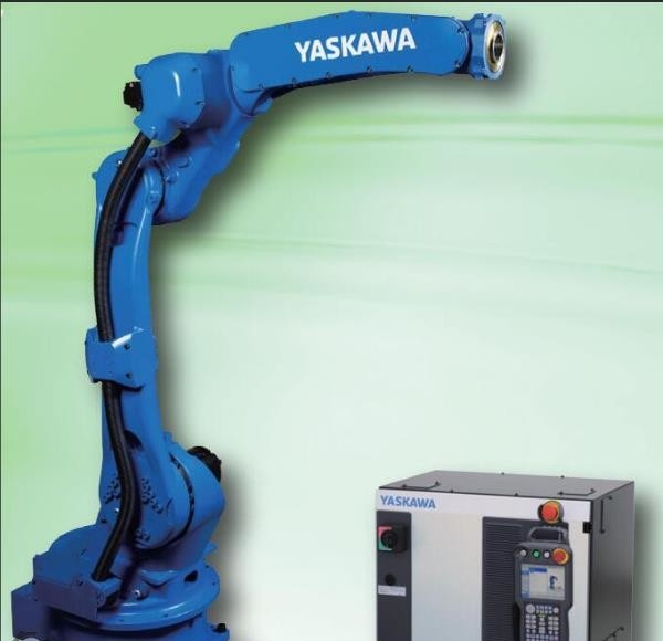 Yaskawa Arm Robot Loading Yaskawa MOTOMAN-AR1440 Laser Processing Workshop 12กก