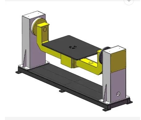 Biaxial Abb Welding Robot Positioner Turntable 1200x1200 380v 50-60hz แกนโหลด 100-1000kg