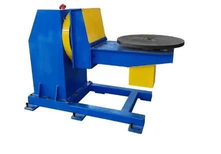 Industrial Abb Welding Positioner หุ่นยนต์ตัว L สำหรับเชื่อมชิ้นงาน เส้นผ่านศูนย์กลางโต๊ะ 600mm