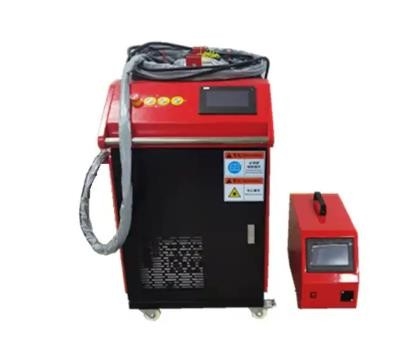 เครื่องเชื่อมเลเซอร์จุดสแตนเลสอัตโนมัติ Robot Hand Master Cutting Cleaning 3 In 1 2000w