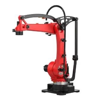 Robotic Laser Welding Robot System แบบฟอร์มเหล็กกล้าไร้สนิมอลูมิเนียมทำงานร่วมกับ Robot Arm Cabinet Electric