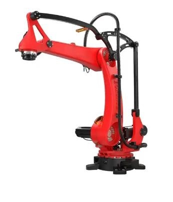 Robotic Laser Welding Robot System แบบฟอร์มเหล็กกล้าไร้สนิมอลูมิเนียมทำงานร่วมกับ Robot Arm Cabinet Electric
