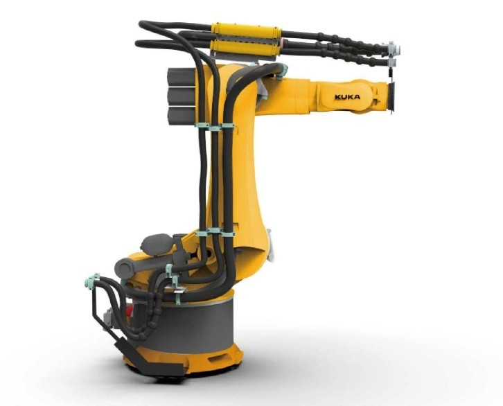 HYUNDA / ABB / FANUC / KUKA แพ็คชุดหุ่นยนต์ด้วย 1 - 6 แกน