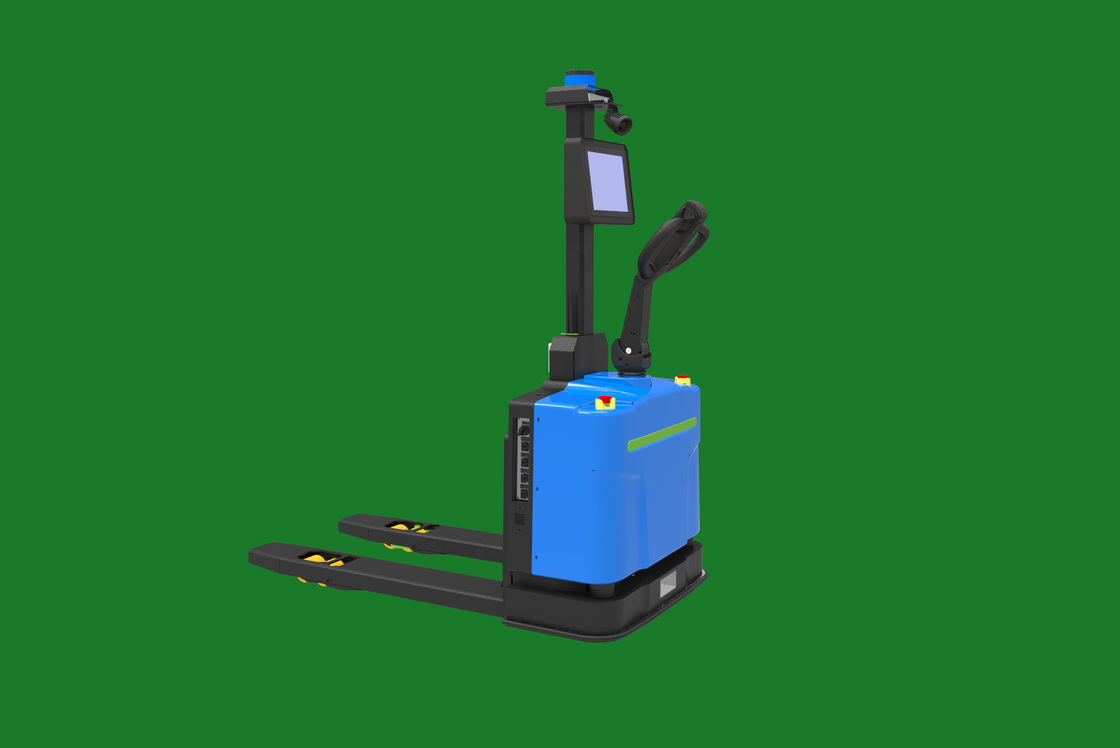 0-1500mm/s ความเร็วในการทํางานปรับได้ รถยกยกอิสระที่มีน้ําหนักตัว 270kg